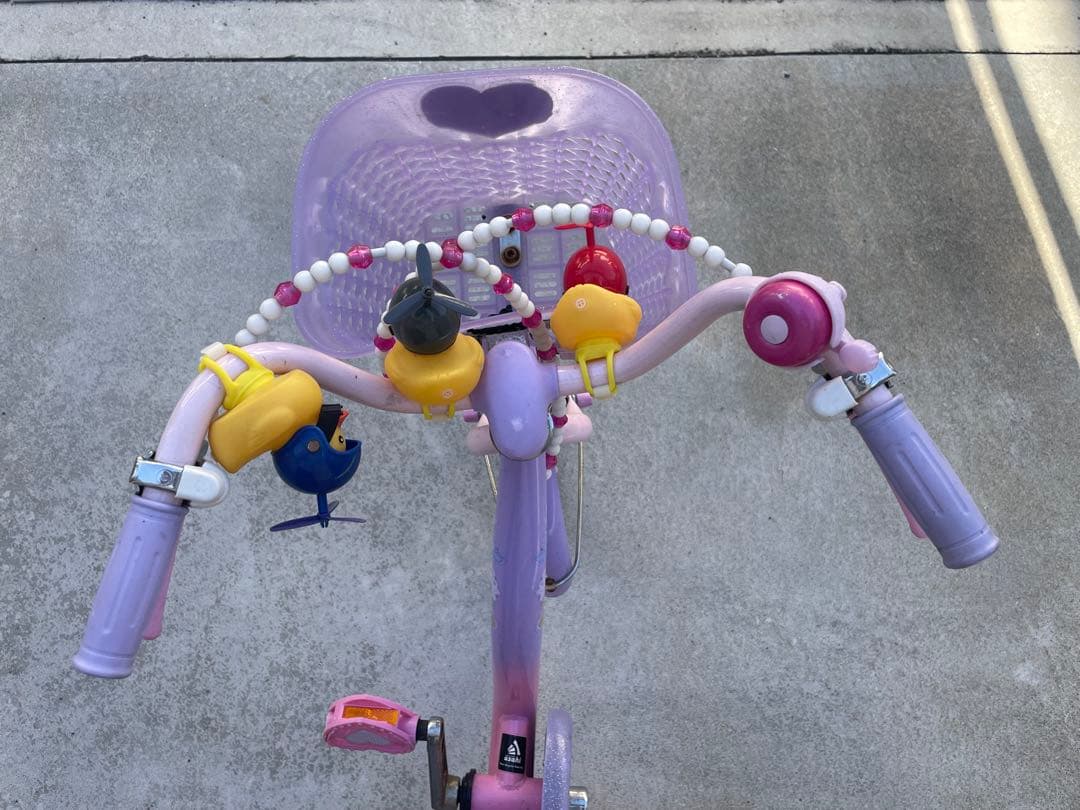 ディズニー 小さなプリンセス ソフィア 16型 幼児用自転車 （パープル×ピンク