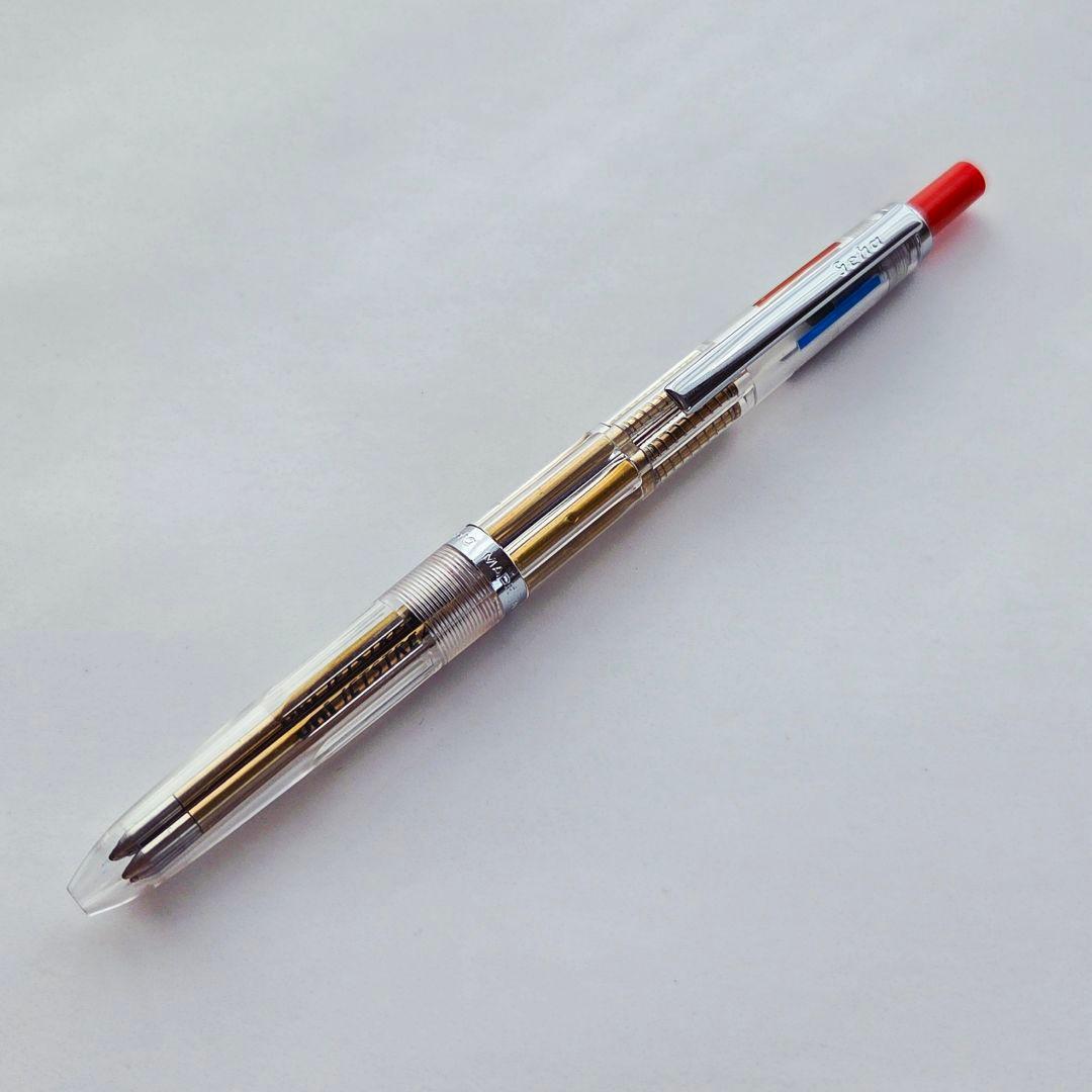 【新品未使用品】geha c4l 振り子式 多機能ボールペン 4色 廃盤 廃番