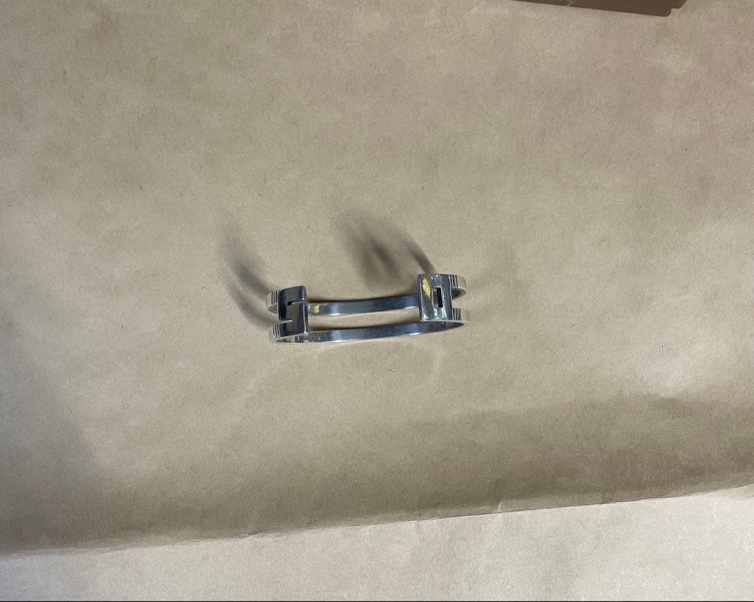 スタンダードカリフォルニア×ラリースミススターリングシルバーダブルバングル