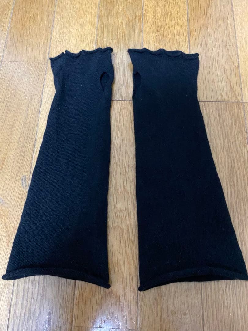 DEVOA レザー&カシミヤ　レイヤードグローブ