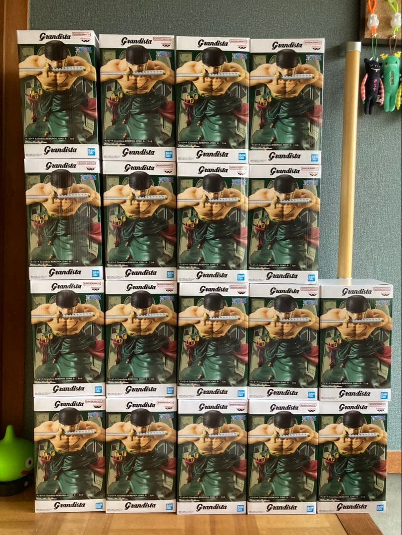 ワンピース Grandista-RORONOA ZORO Ⅱ- フィギュア18個