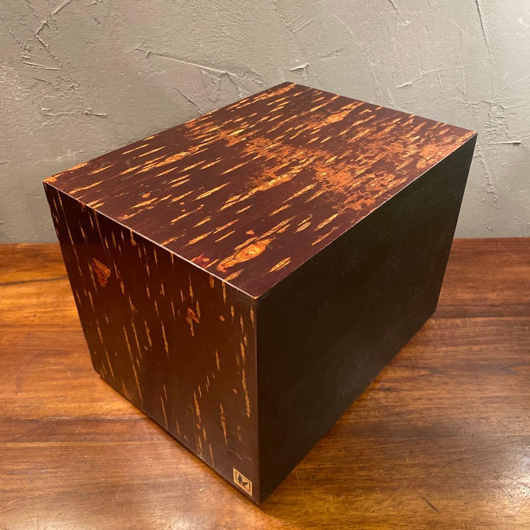 昭和レトロ 秋田角舘 桜皮細工 樺細工 小引き出し 三杯 未使用品