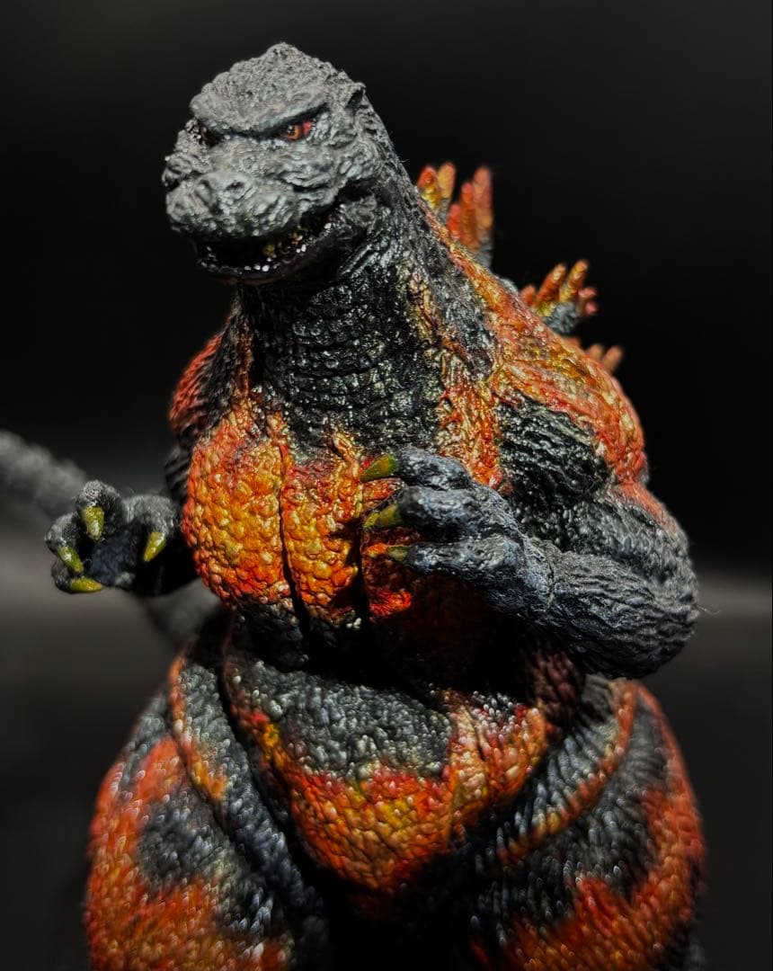 くまろいど　海洋堂　ゴジラ（1995）ソフビ組立キット　完成品