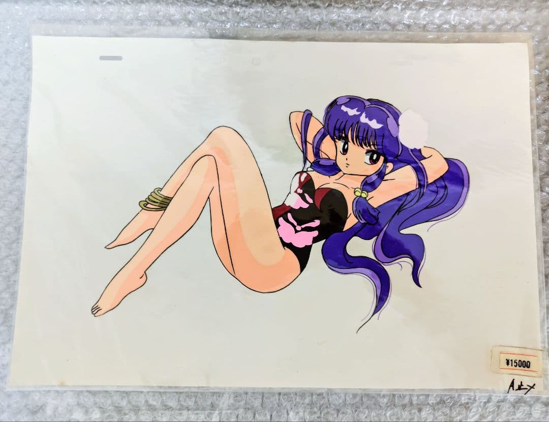 【*む様 らんま1/2描き下ろしセル画 .珊瑚水着