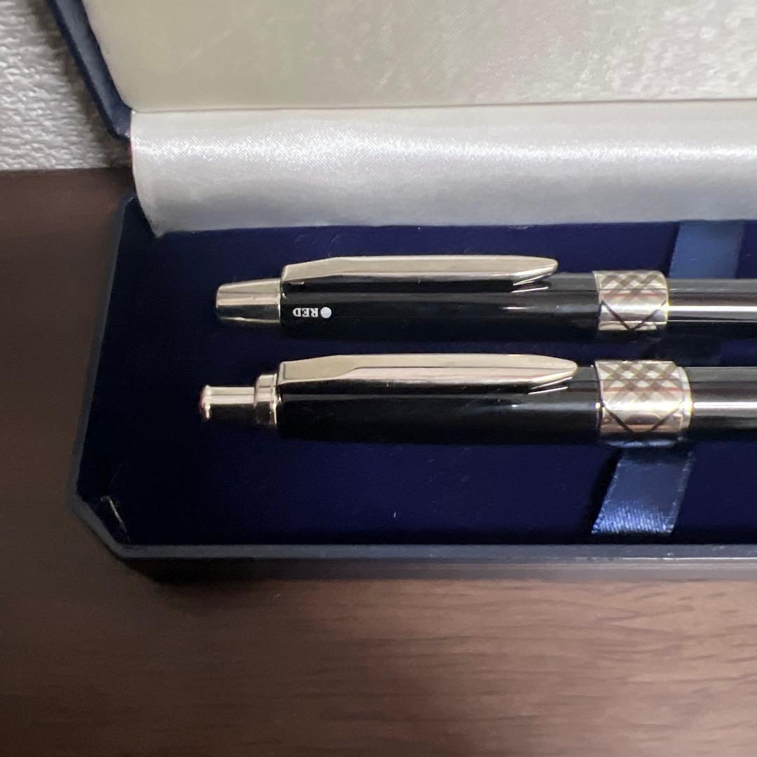 廃盤 BURBERRY バーバリー シャーペン 多機能ペン セット