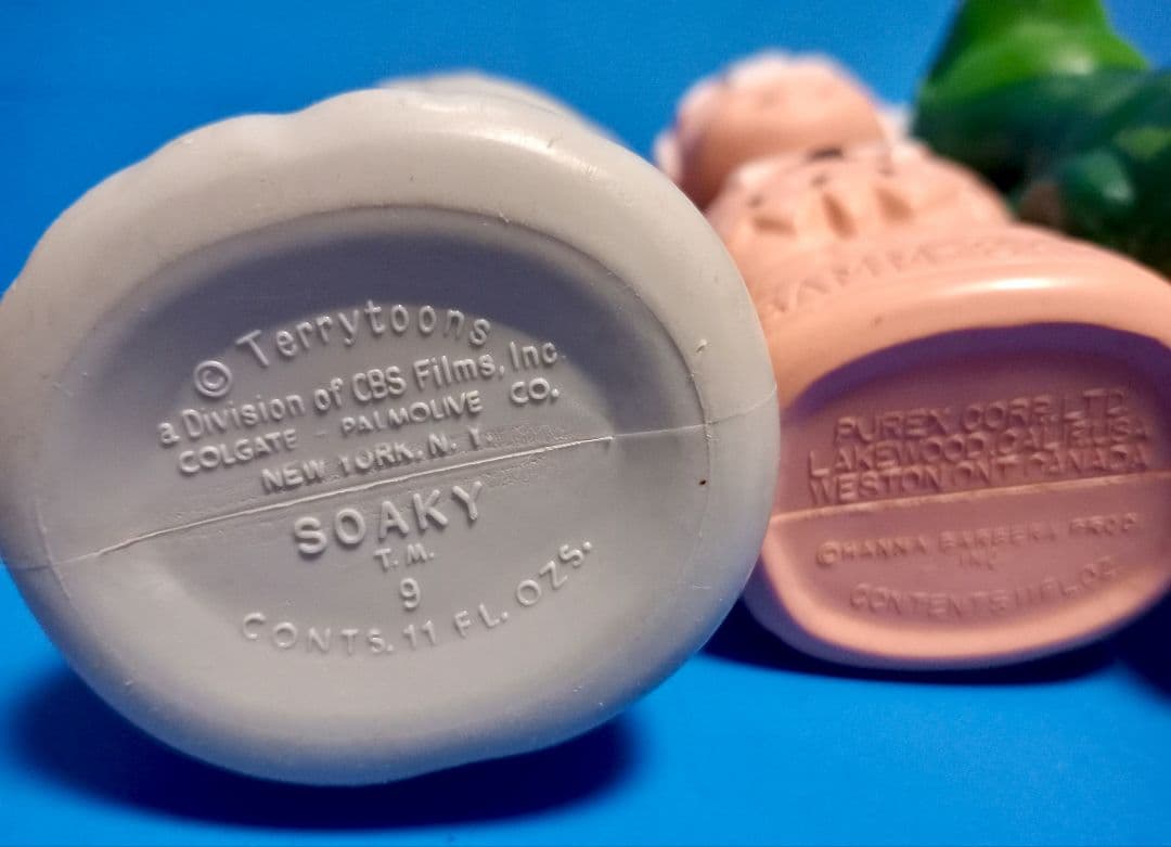 1960s 米国ビンテージsoaky ソーキー ソープボトル×３突貫カメ君、他