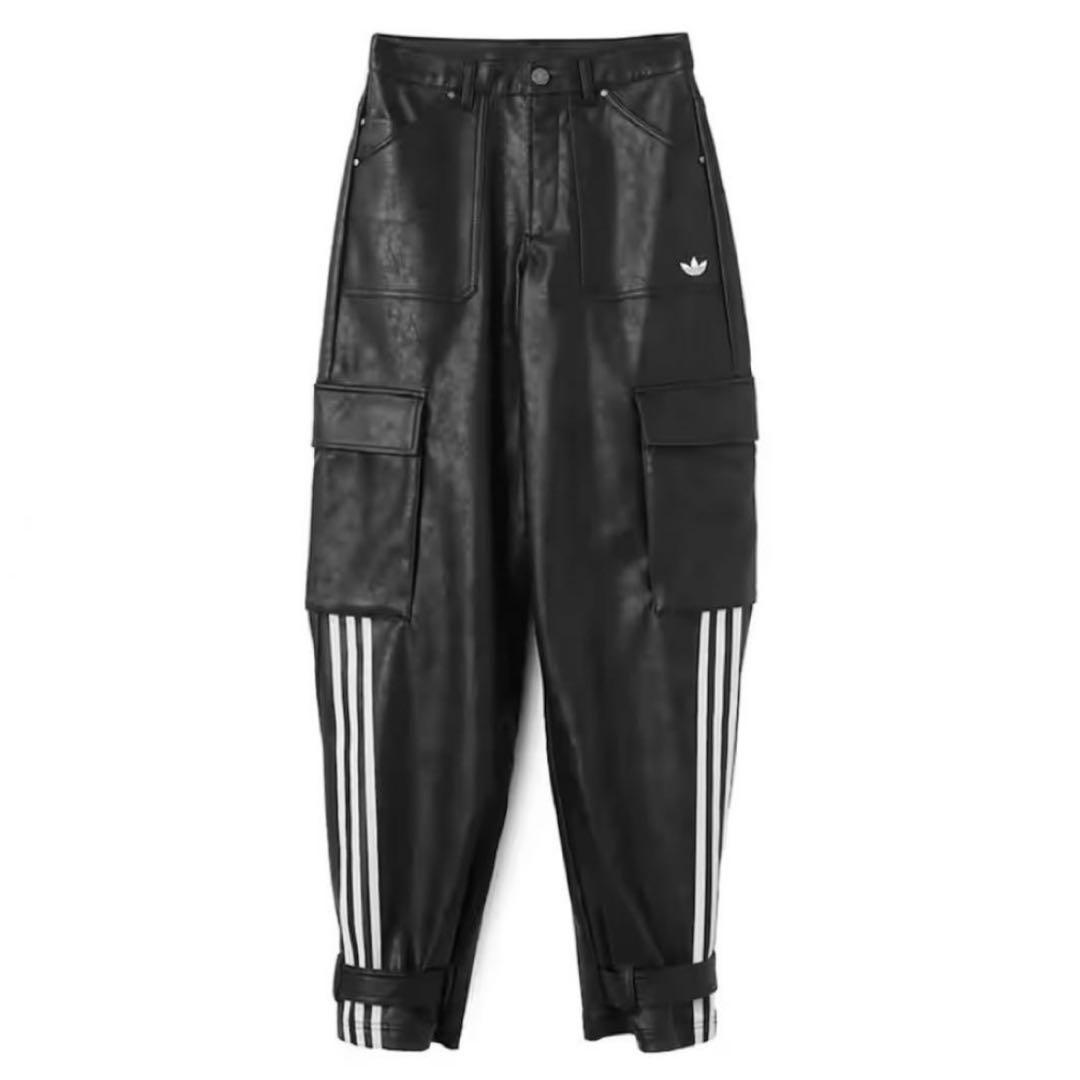 【男女兼用】新品28 Adidas adilenium ビンテージ レザーパンツ