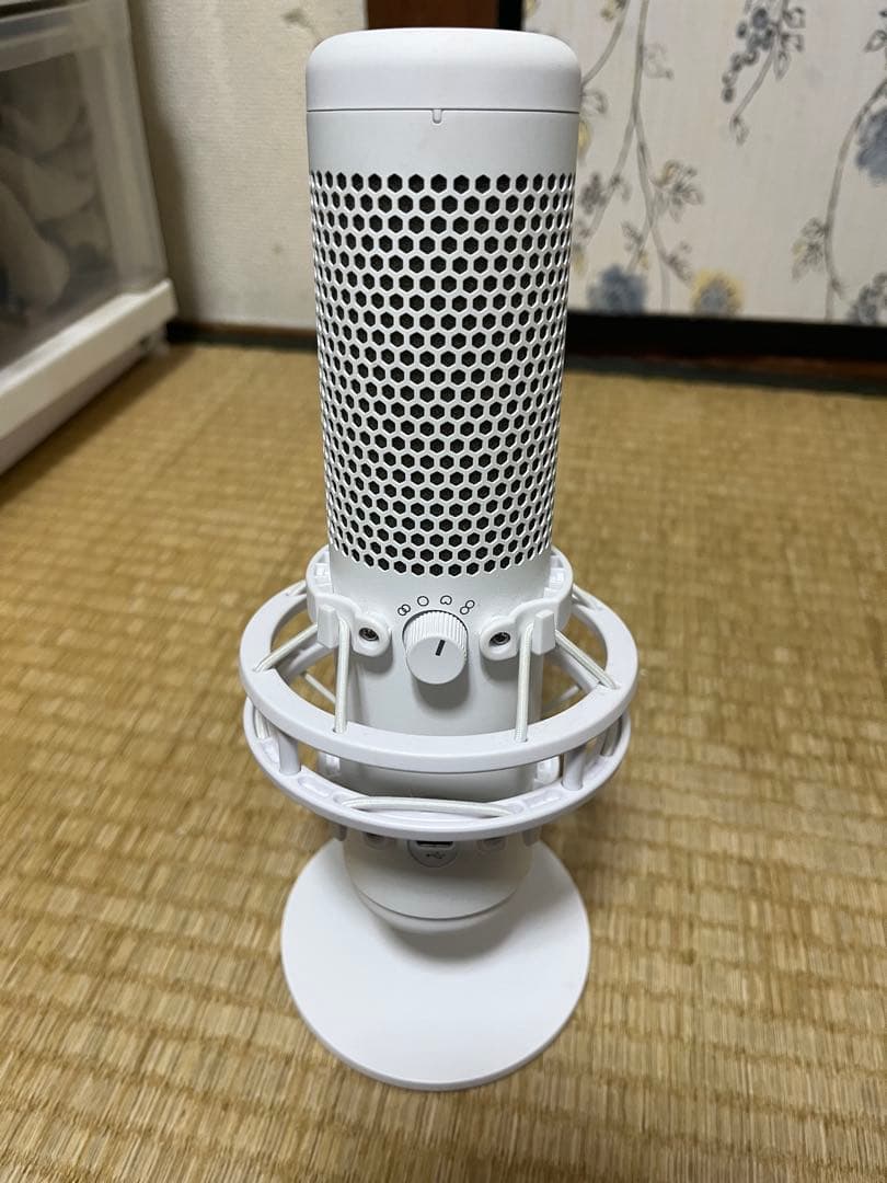 HyperX QuadCast S ホワイト コンデンサーマイク