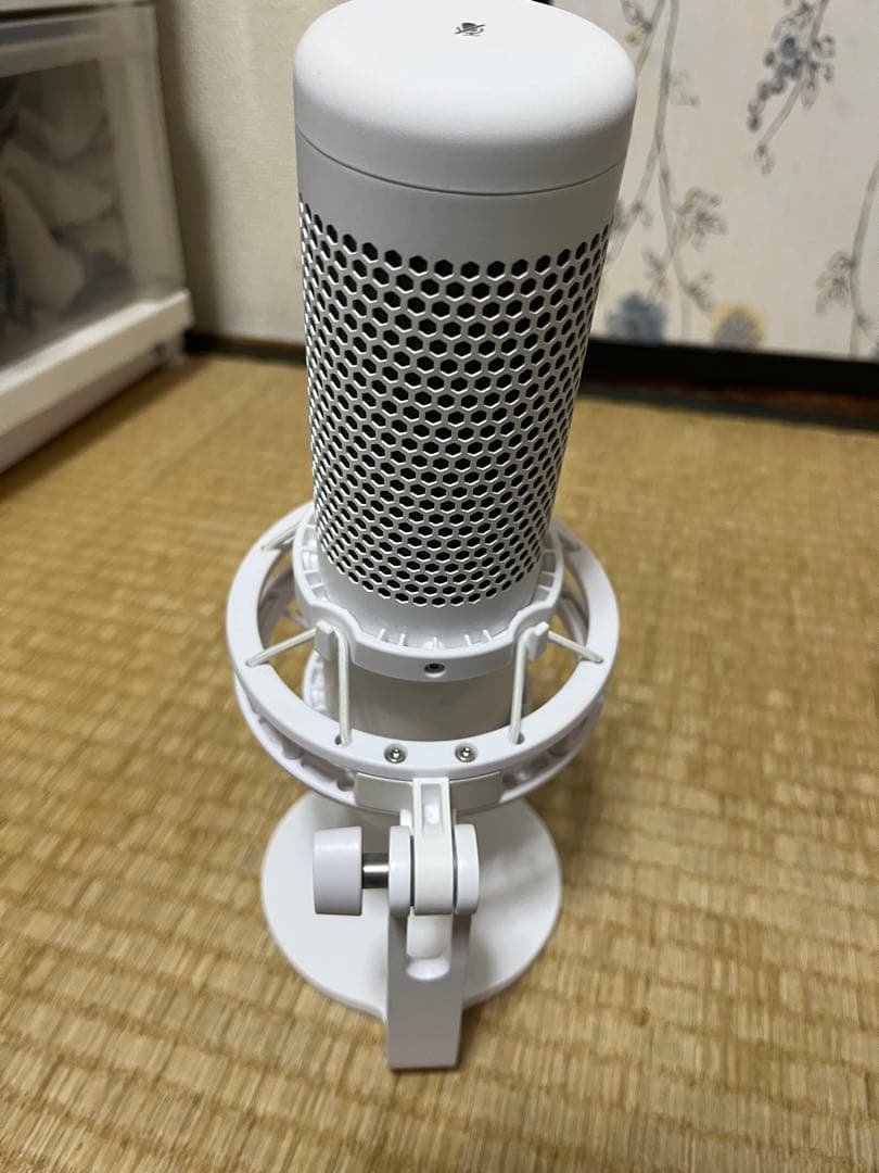 HyperX QuadCast S ホワイト コンデンサーマイク