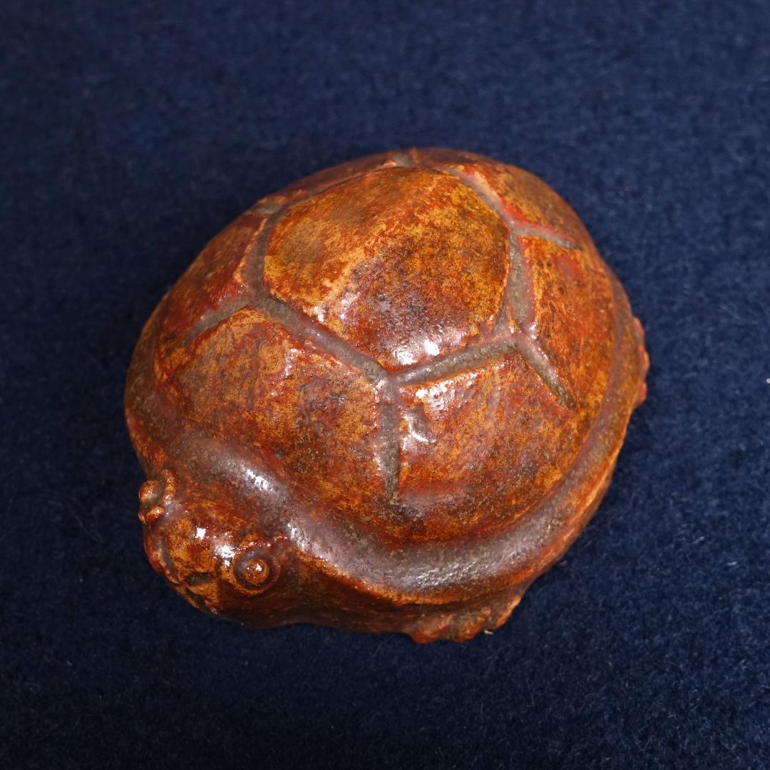 楽吉左衛門 亀香合 共箱 茶道具