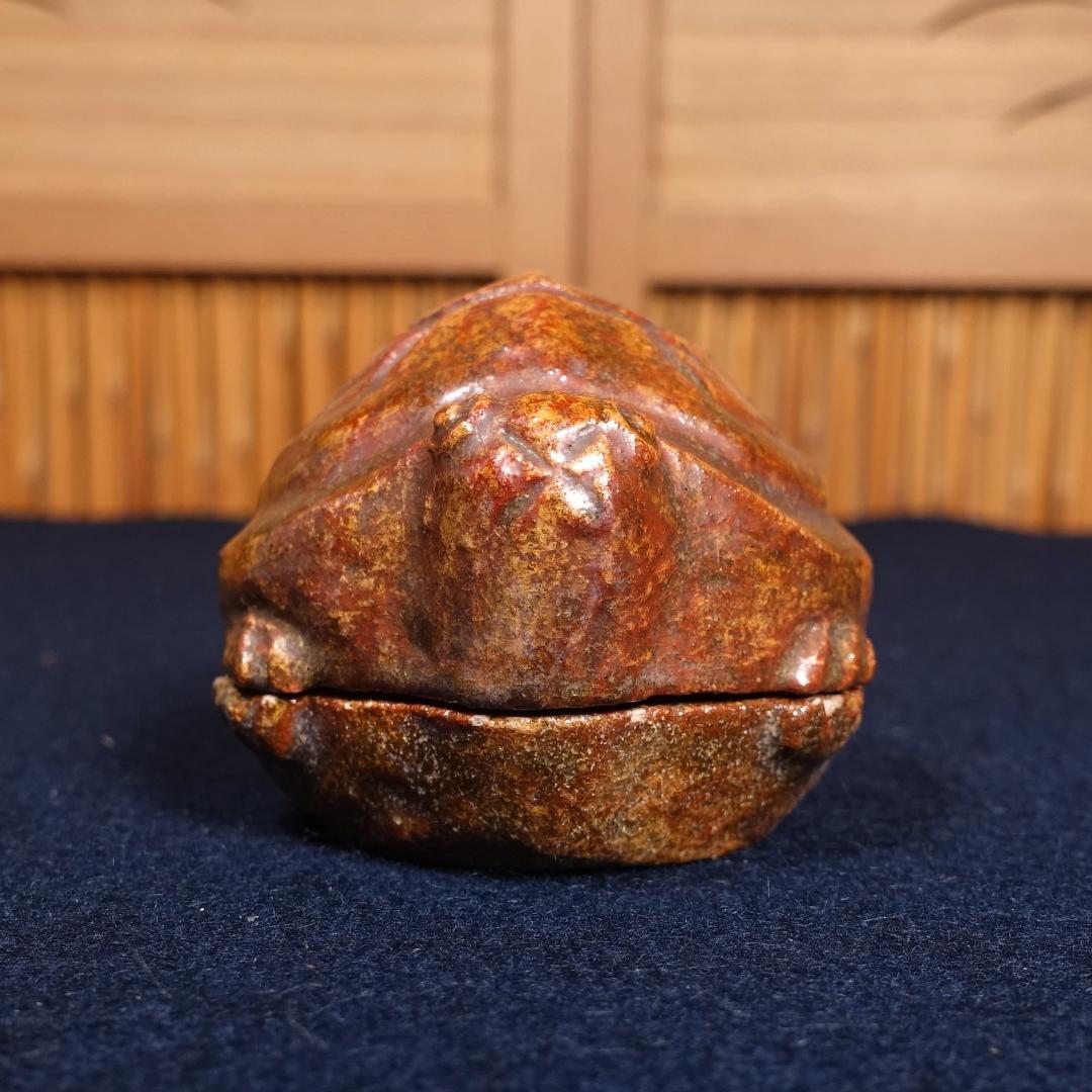 楽吉左衛門 亀香合 共箱 茶道具