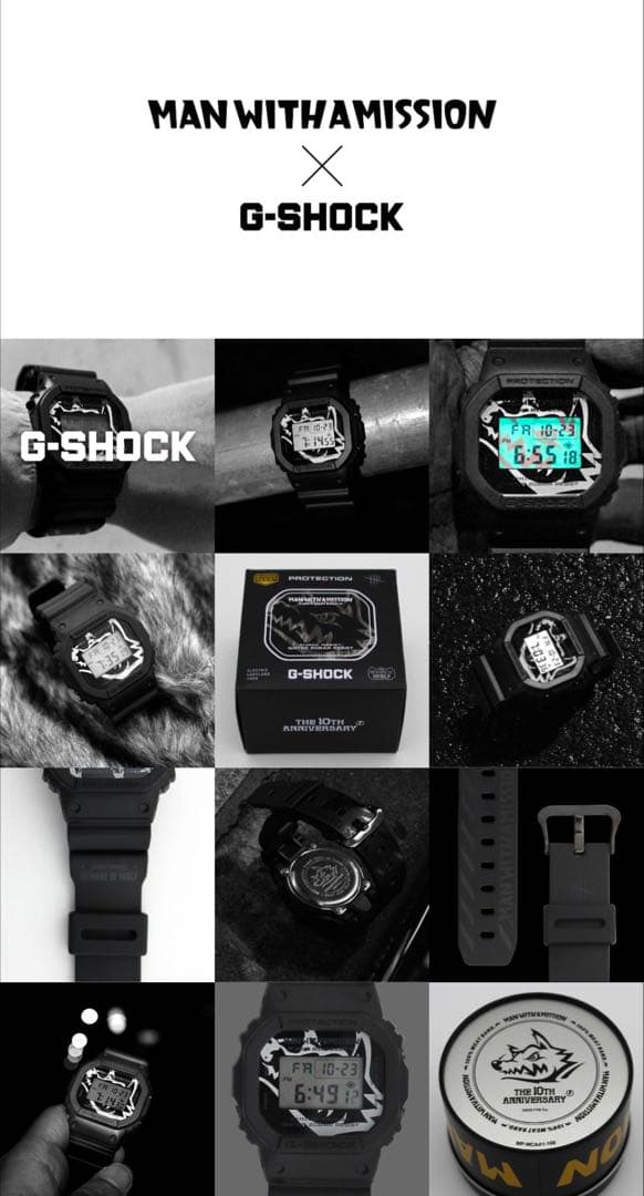 ミュージシャン MAN WITH A MISSION CASIO G-SHOCK