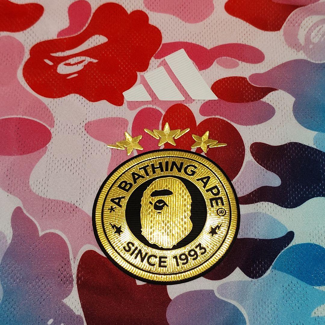 新品✨アディダス アベイシングエイプ FB ジャージ ショックブルー 4XL