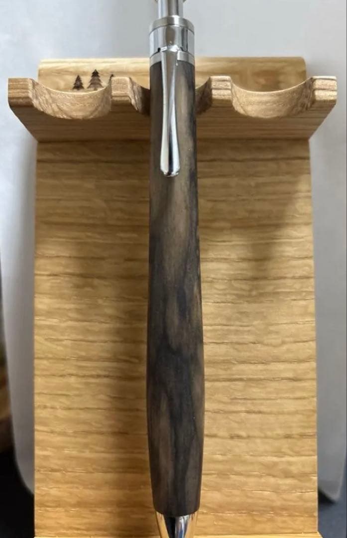 る*る様 〈本日限定〉工房楔　黒柿孔雀杢　シャープペンシル