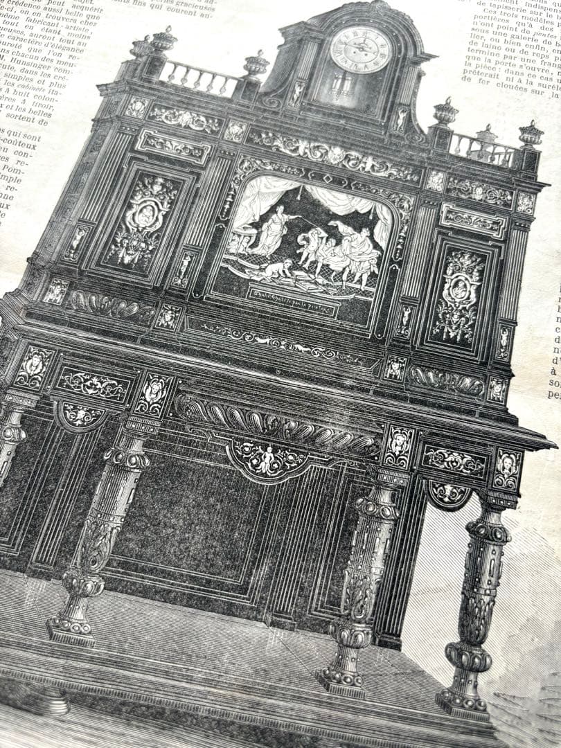 専用　フランス　アンティーク　ファッション雑誌　1869年　年鑑本　モード　洋書