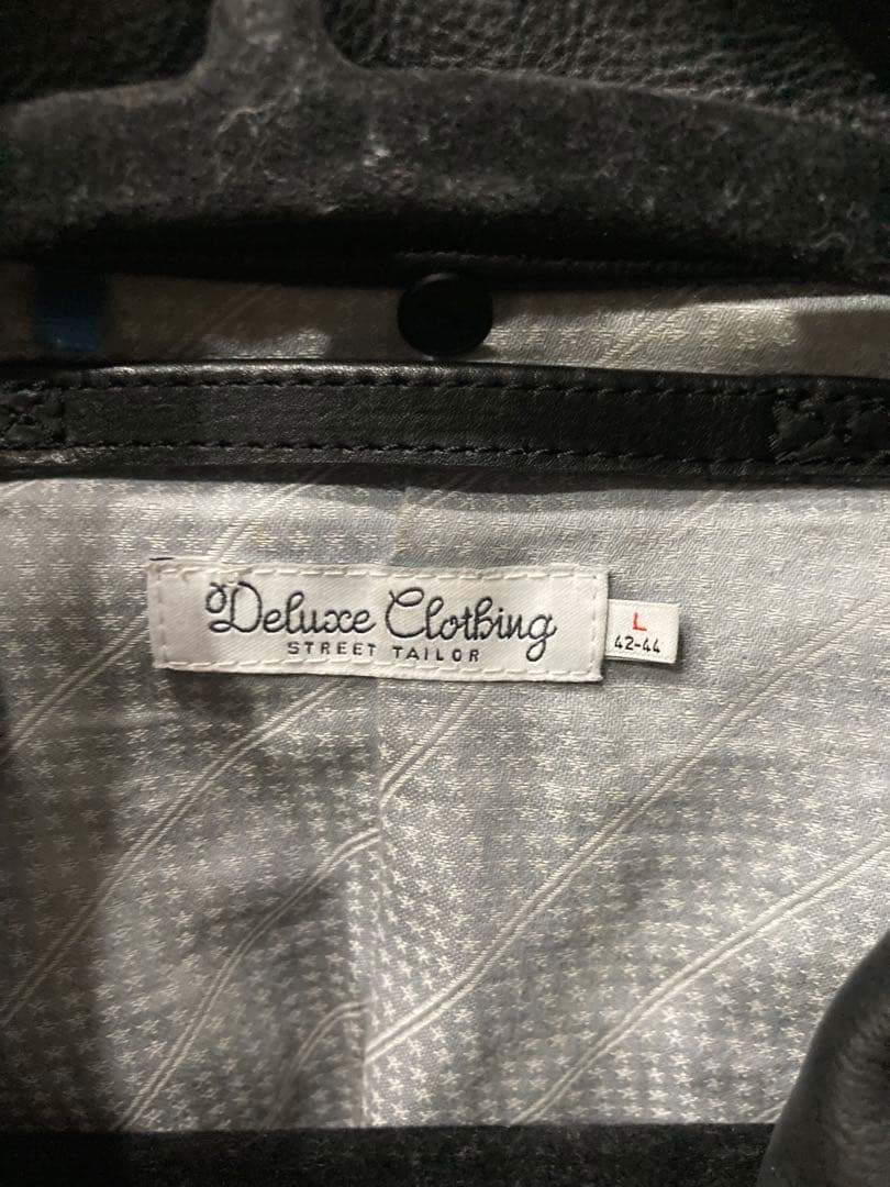 Z*o様 Deluxe Clothing ブラック レザージャケット L