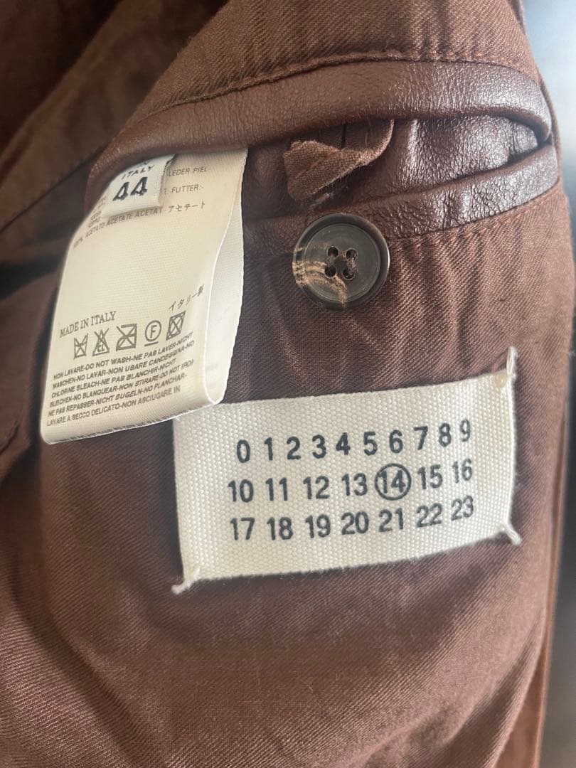 希少　Maison Martin Margiela 2007 ハの字ライダース