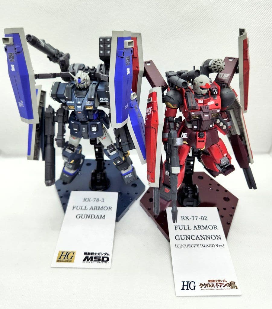 ミ*ノ様 1/144　フルアーマーガンキャノン(ククルスドアンの島Ver.