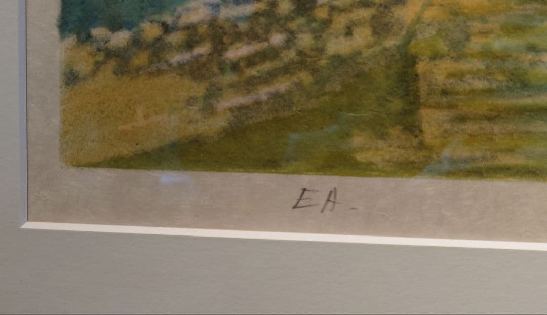 【真作保証、特価】リトグラフ　マイケル　ケルベラ、百貨店シ−ル