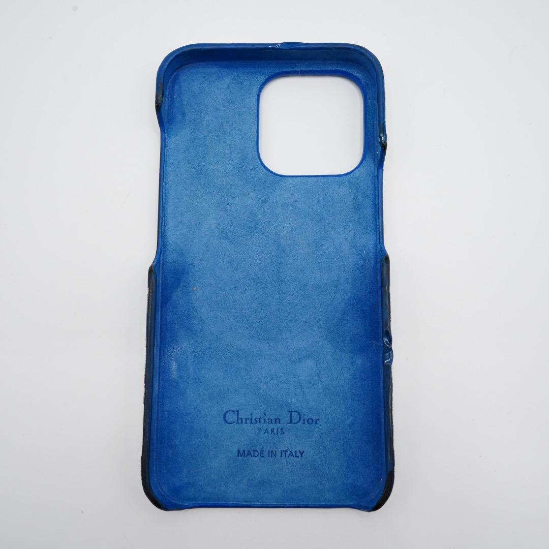 Christian Dior iPhone13 用ケース ブルー