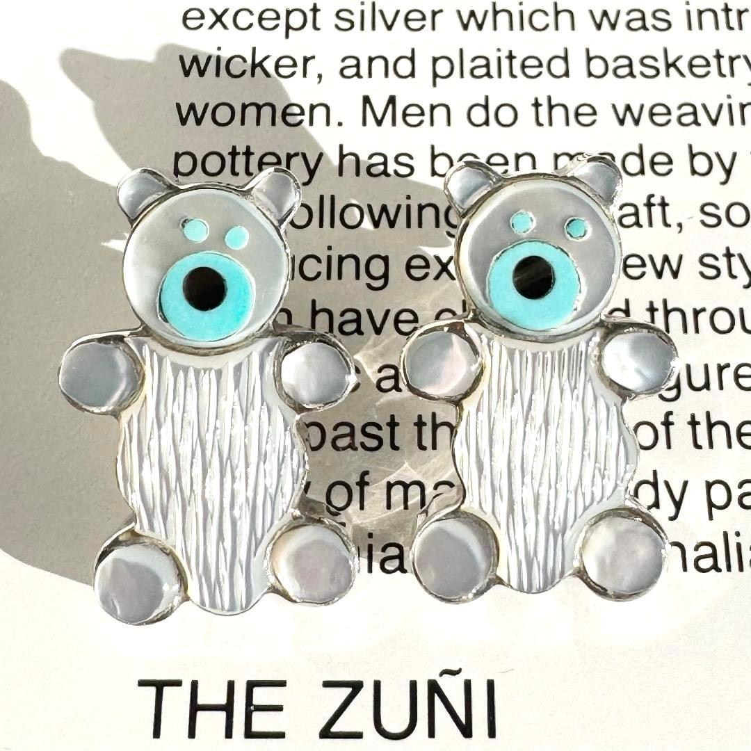 1990's ヴィンテージ　Ernest Leekela　テディベアー　ピアス