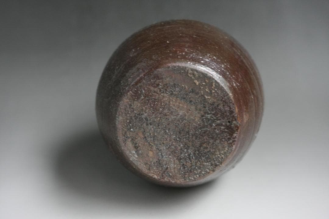 素朴な酒徳利　花入れ　江戸時代　古常滑焼