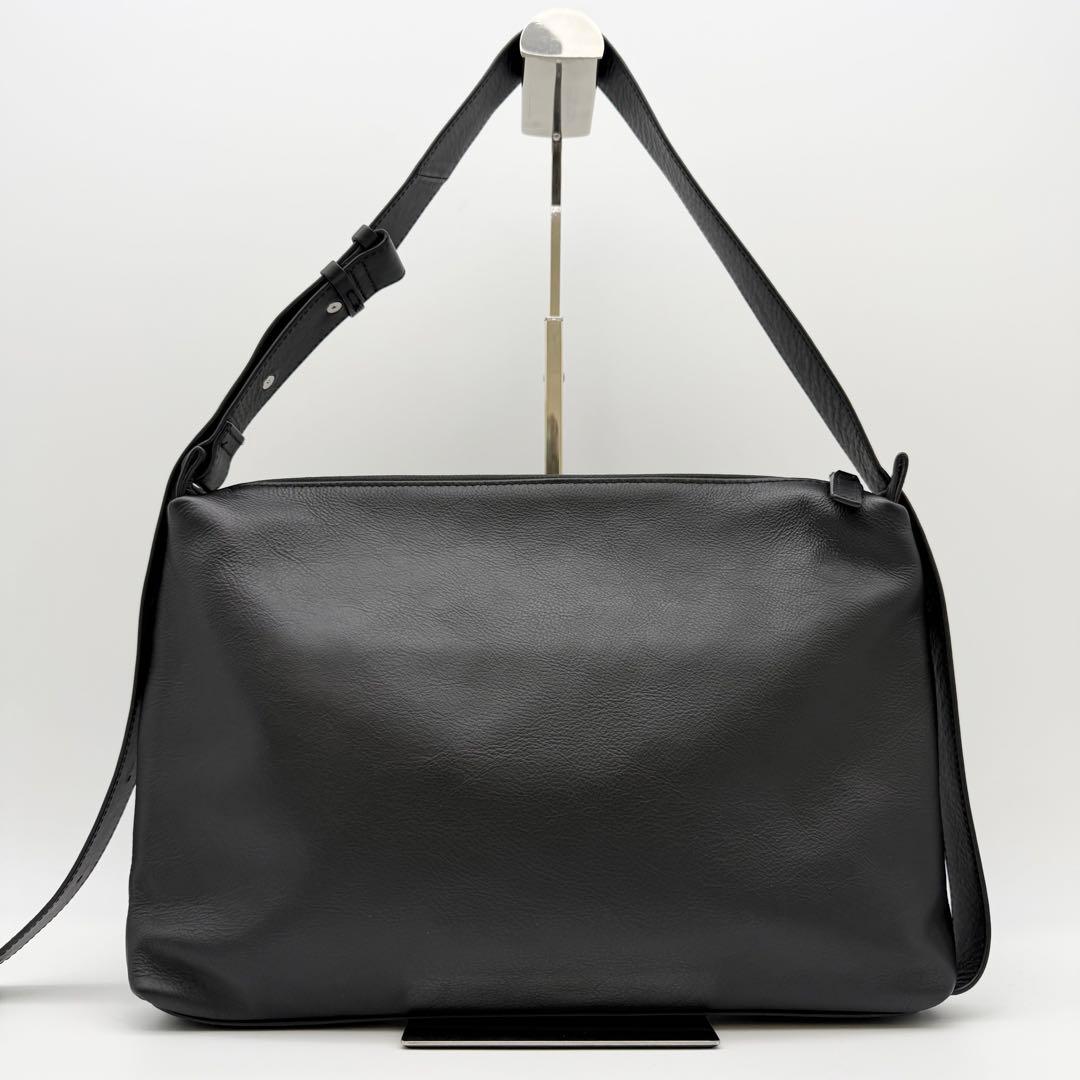 【極美品】ear PAPILLONNER 2WAYレザーショルダーバッグブラック