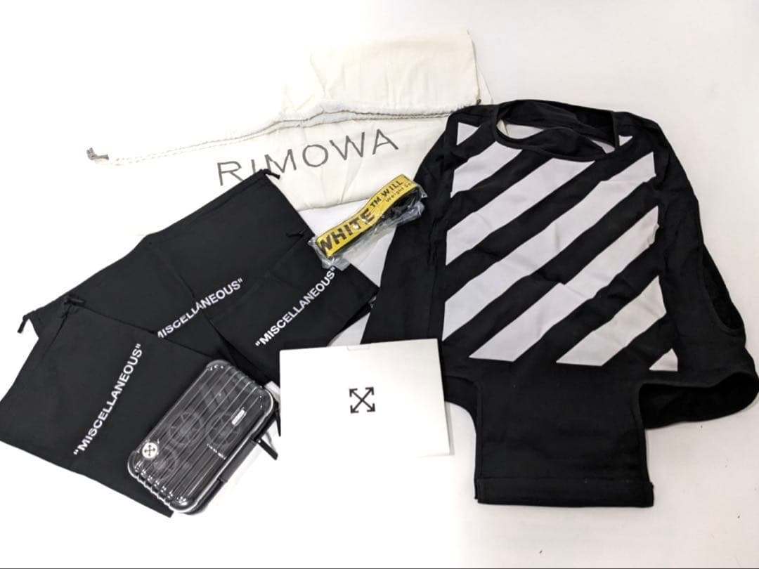 RIMOWA × OFF-WHITE コラボ シースルー 36L スーツケース