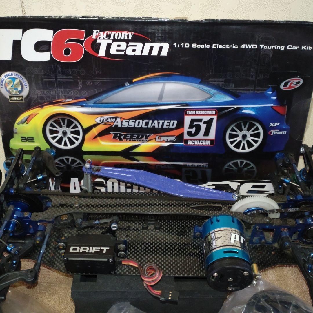 ♥ Teams アソシ TC-6 4WD ベルトドライブＲＣツーリングカー中古品