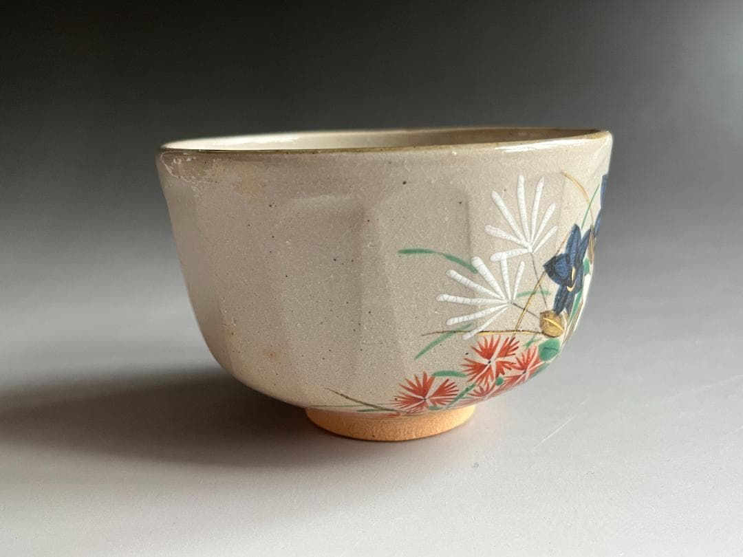 南口閑粋　乾山秋草　茶碗