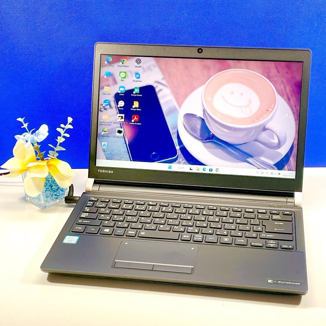 Windows11✨快速SSD✨東芝カメラ付ノートパソコン✨薄型軽量13インチ