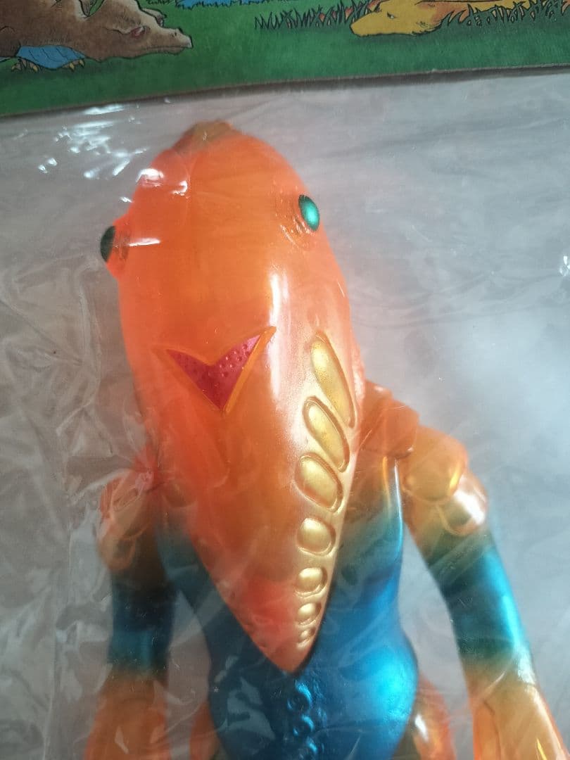 怪獣郷 ウルトラマンA メトロン星人Jr クリアオレンジ ソフビ スーフェス限定