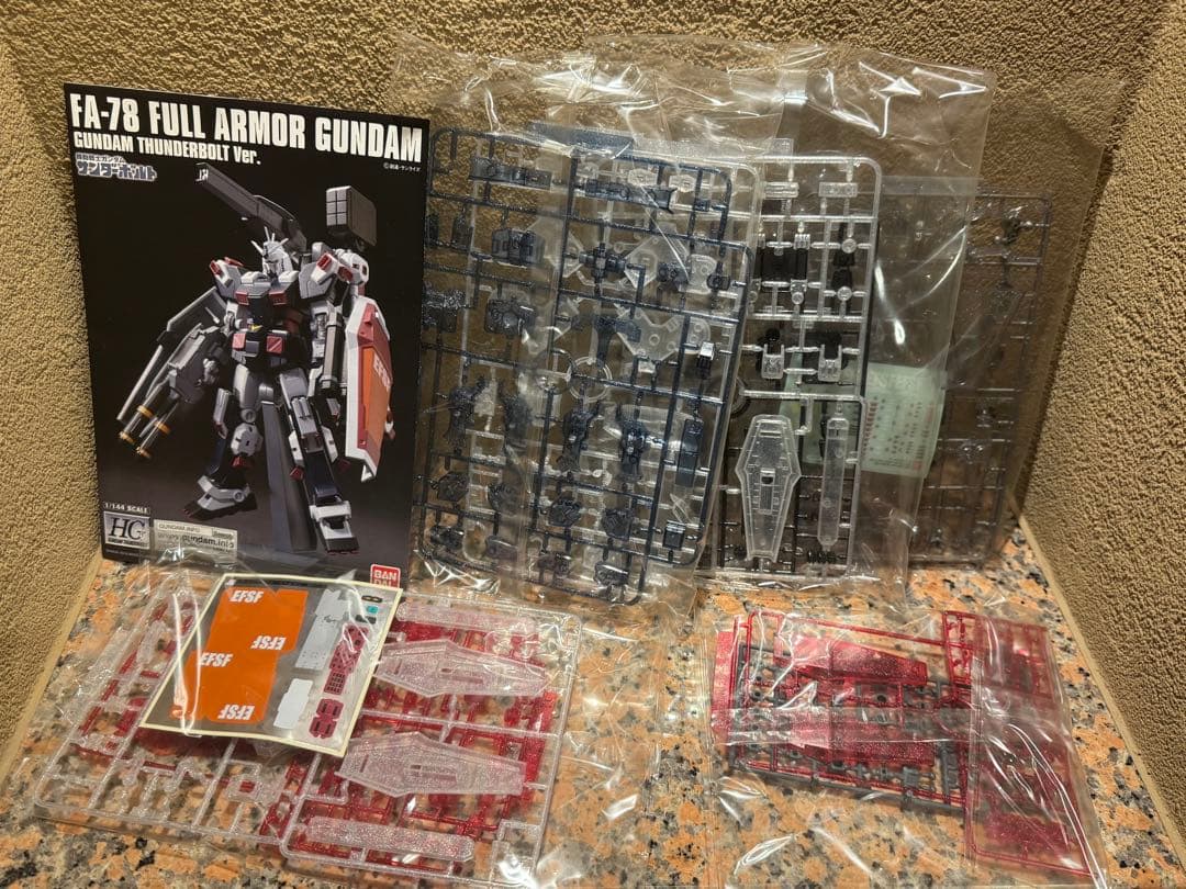 1/144 HG FAガンダム サンダーボルト劇場限定リミテッドクリア Ver
