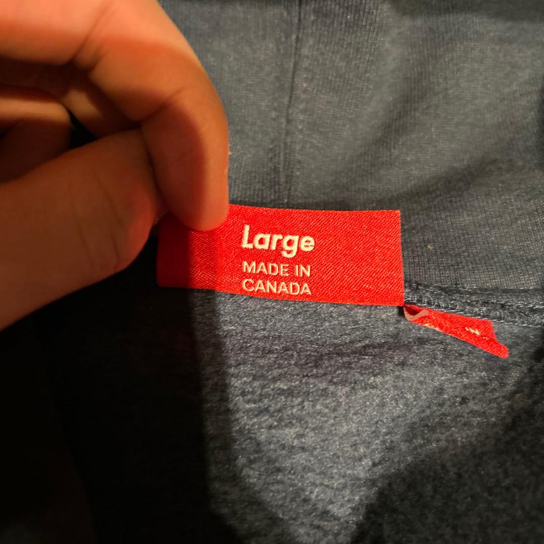 Supreme s logo zip up hooded ネイビー