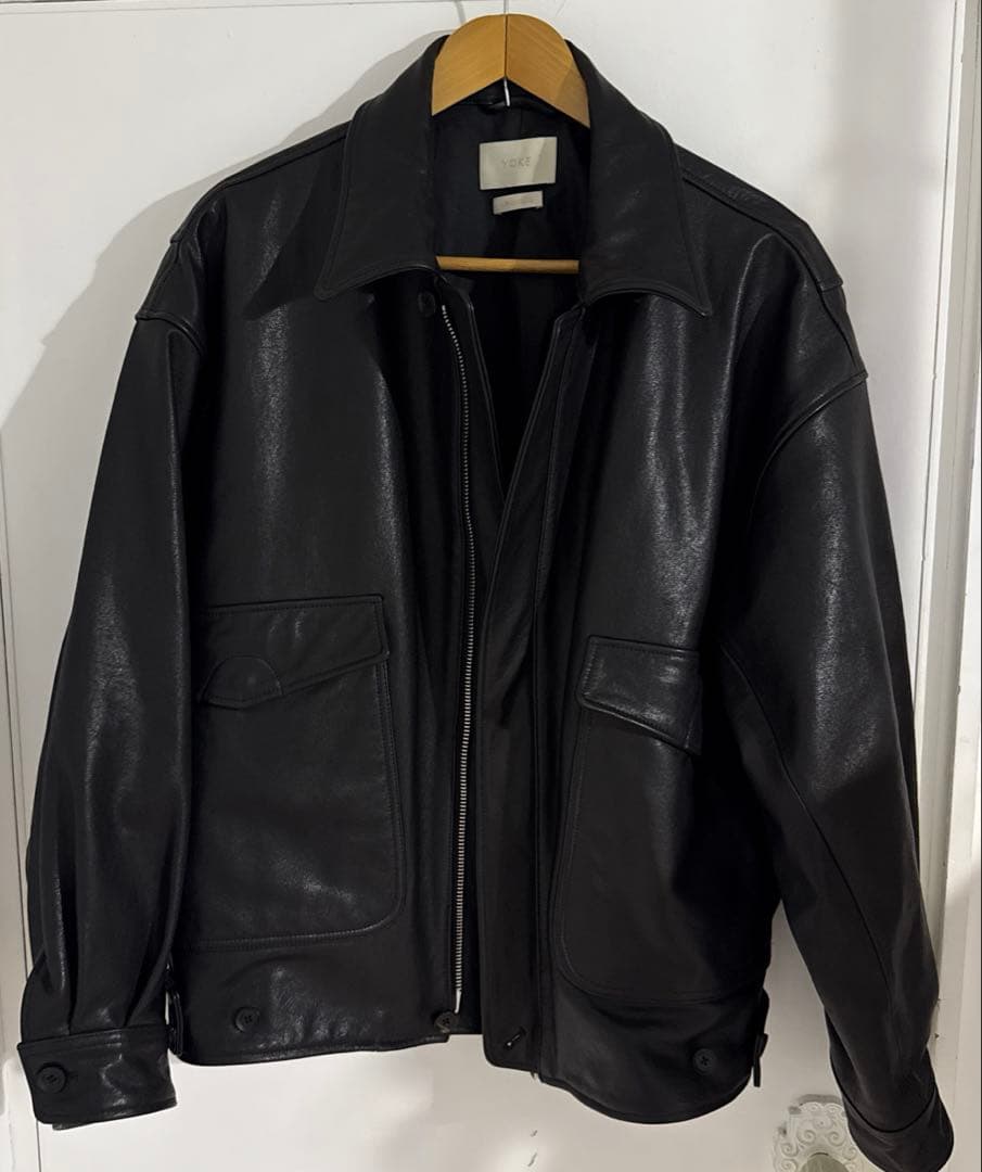 2025AW ヨーク　フライトレザージャケット　3