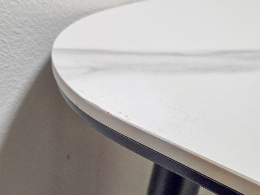 【傷あり】ニトリ　テーブル　セラミック　2人用