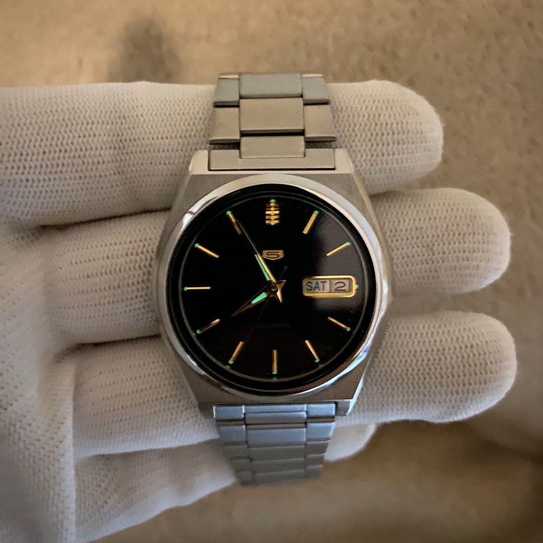SEIKO 5 自動巻 7009-876Aセイコーファイ。