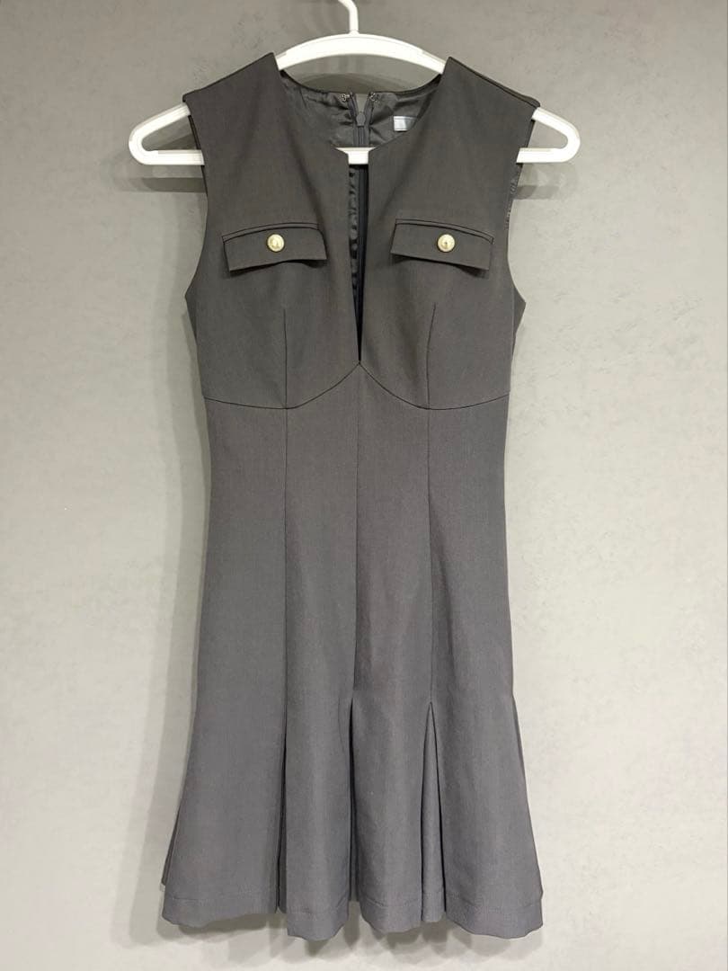 【ROBEdeFLEURS】 キャバドレス グレー