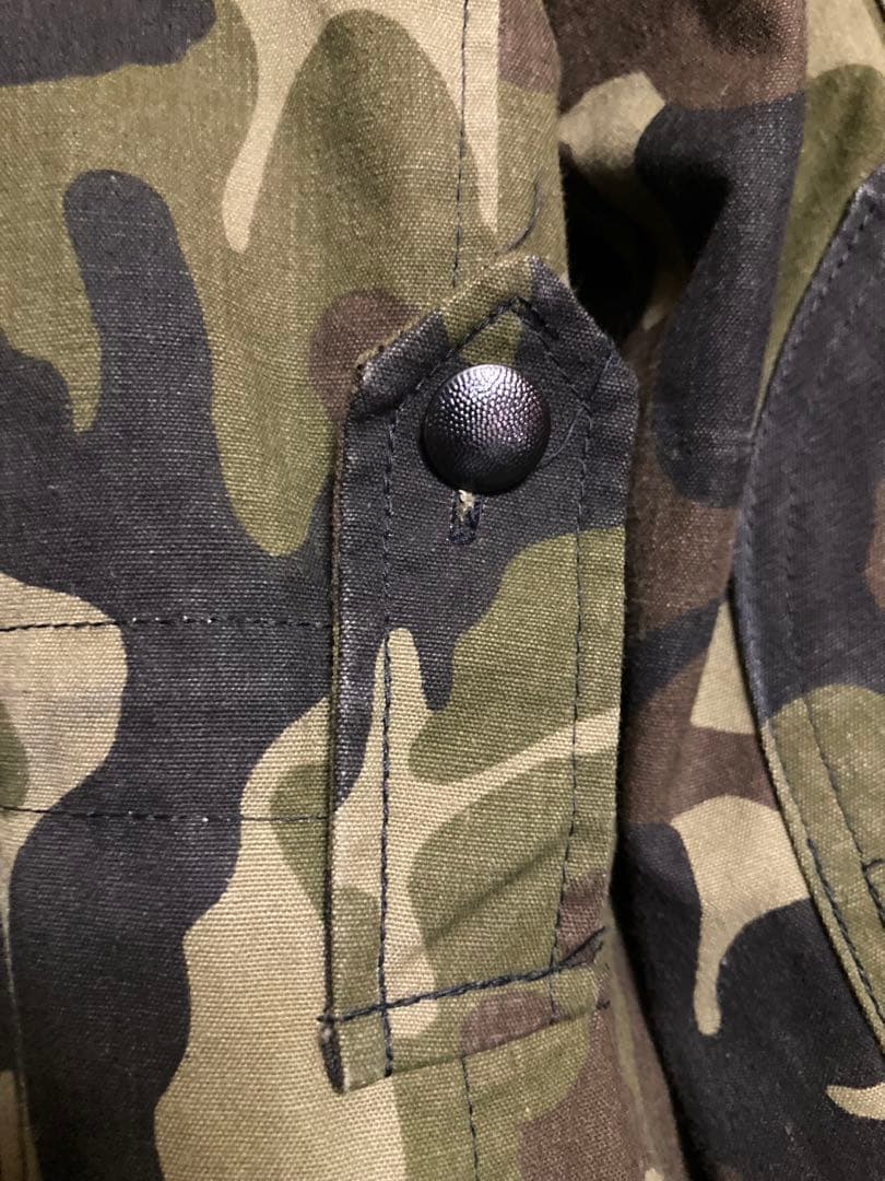 90年代ルーマニア軍M1990リーフカモウインターコート Mサイズ実物中古美品