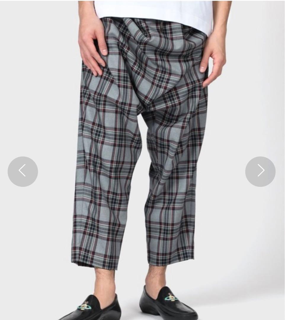 Vivienne Westwood MAN チェック ティルケトラウザー