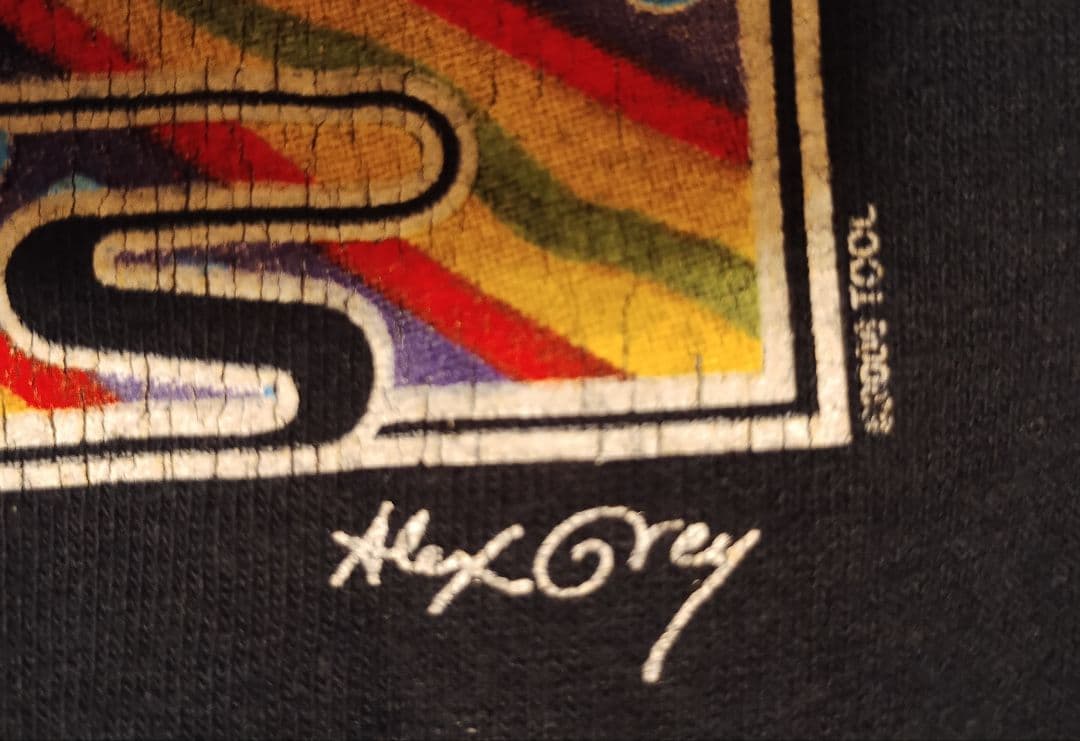 祝来日 TOOL アレックス・グレイ 07 ツアー ビンテージ Tシャツ