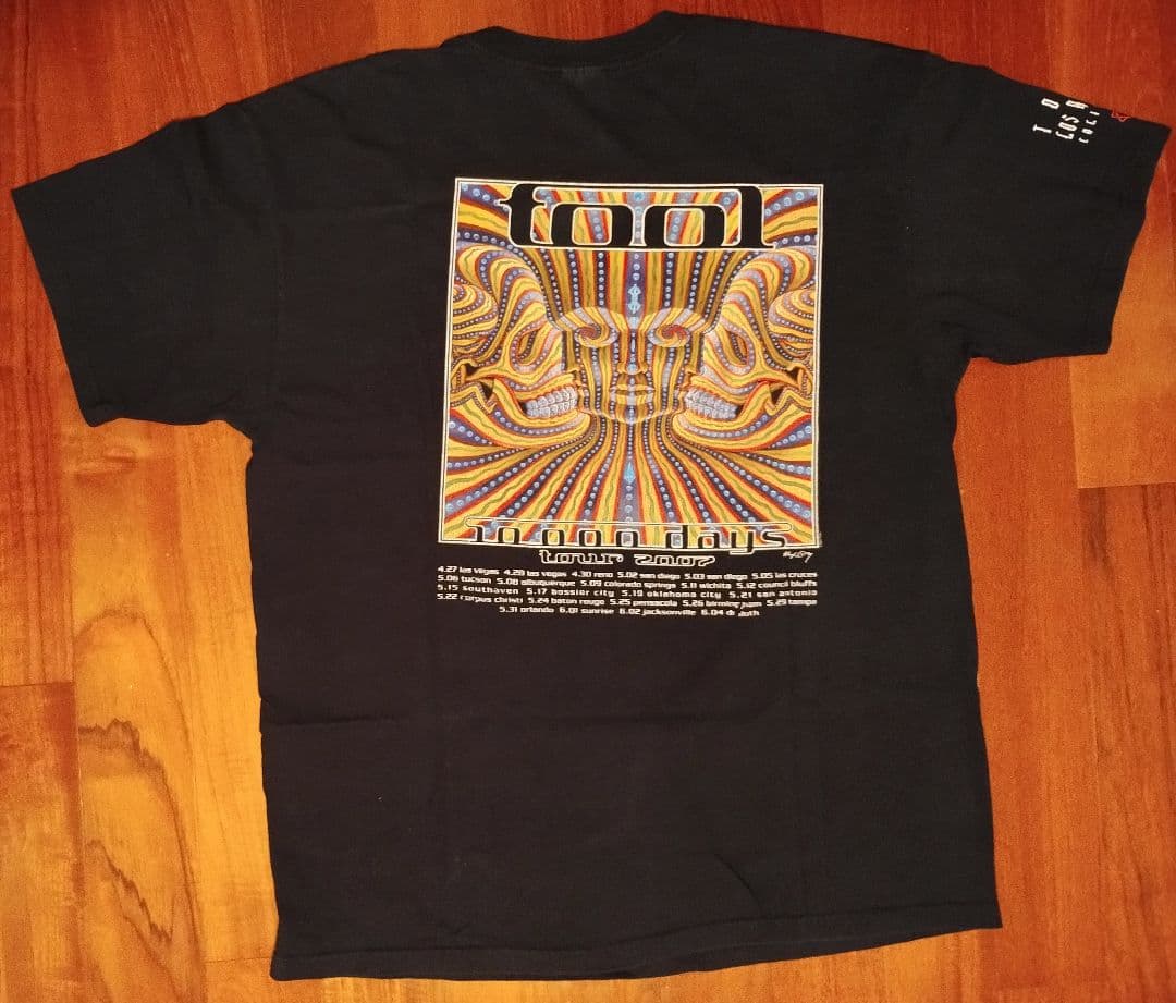 祝来日 TOOL アレックス・グレイ 07 ツアー ビンテージ Tシャツ