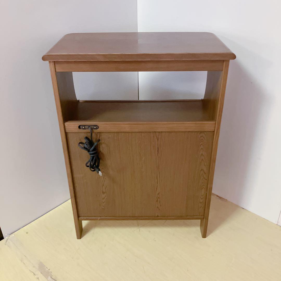 Karimoku カリモク 木製 電話台、FAX台　キャビネット　サイドボード