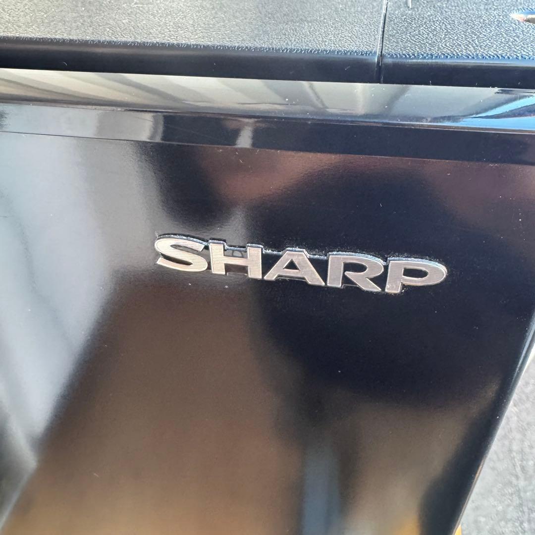 C7111★2022年製美品★シャープ　冷蔵庫　ブラック　黒　右.左開き　洗濯機