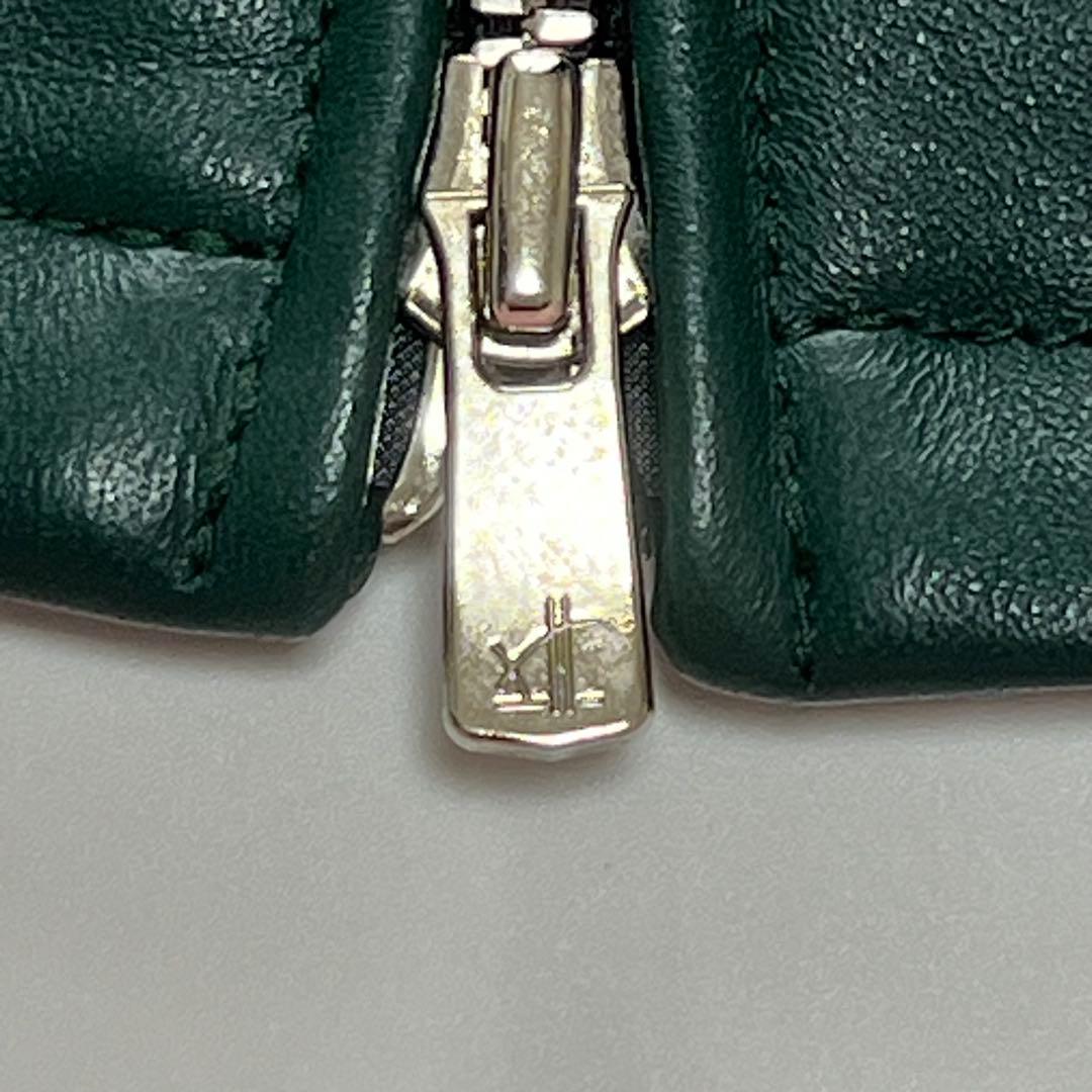 【希少カラー】ジャックローズ　シングルライダースジャケット　ラムレザー　グリーン