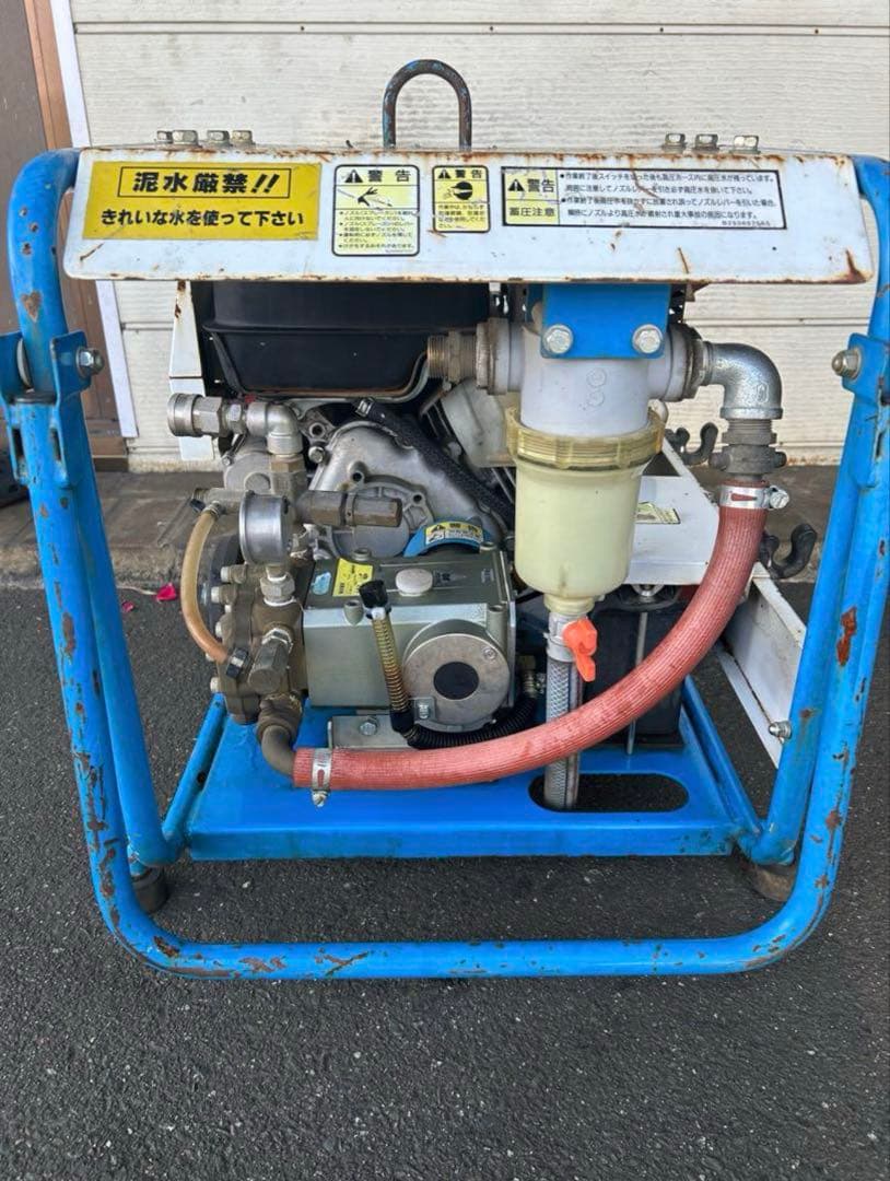 KL3★強い★ツルミ鶴見製作所エンジン式高圧洗浄機　多水量型　HPJ-680ES