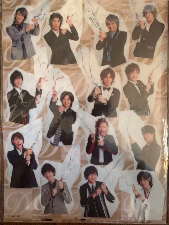 アミューズ ハンサム　クリアファイル　直筆サイン入り 激レア　三浦春馬