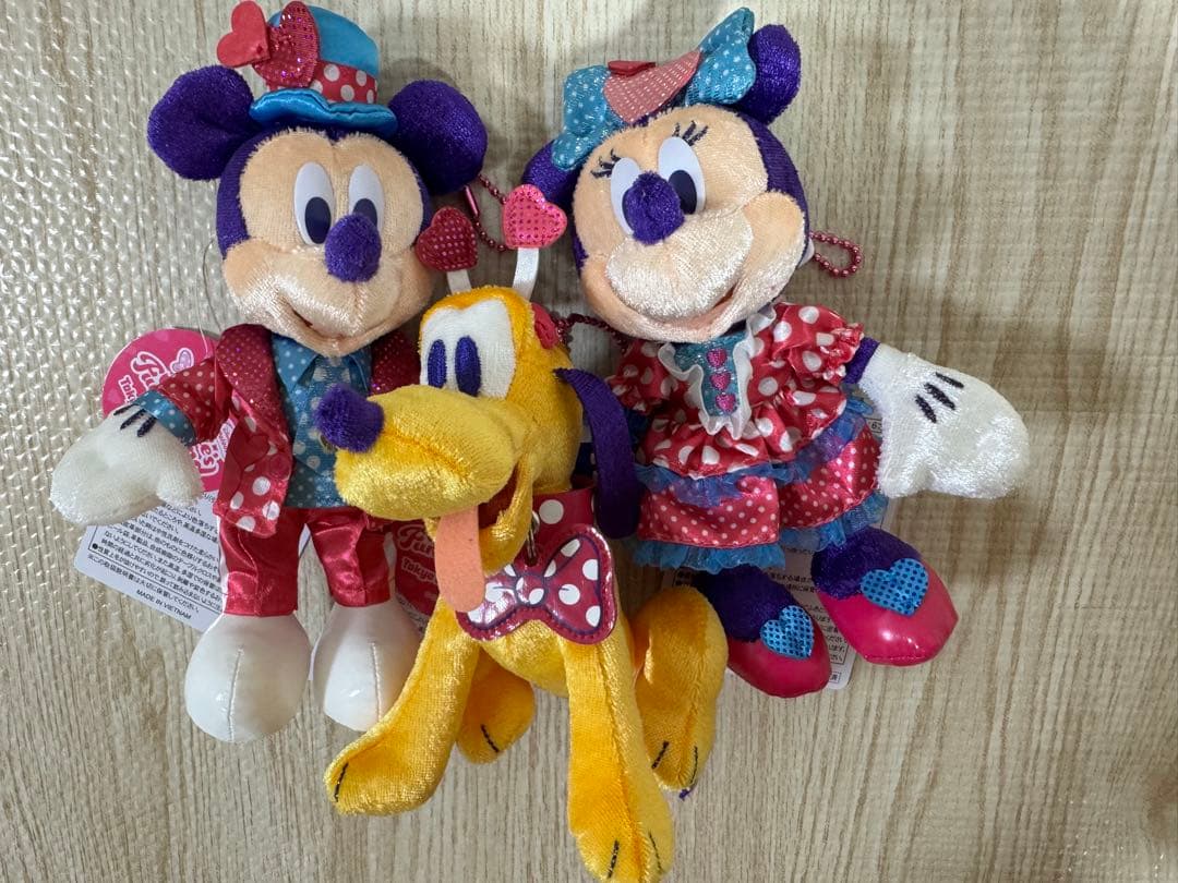 ミッキーミニープルートぬいばセット