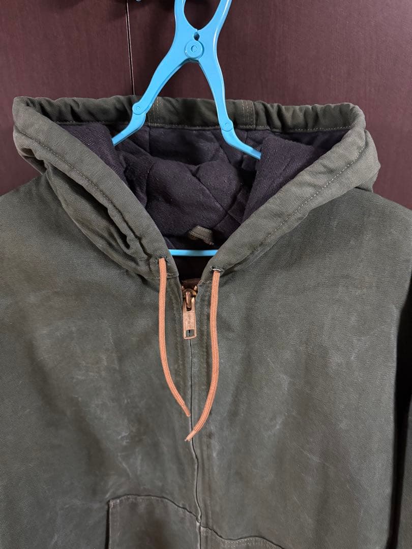 carhartt アクティブジャケット　モスグリーン　 ダック生地