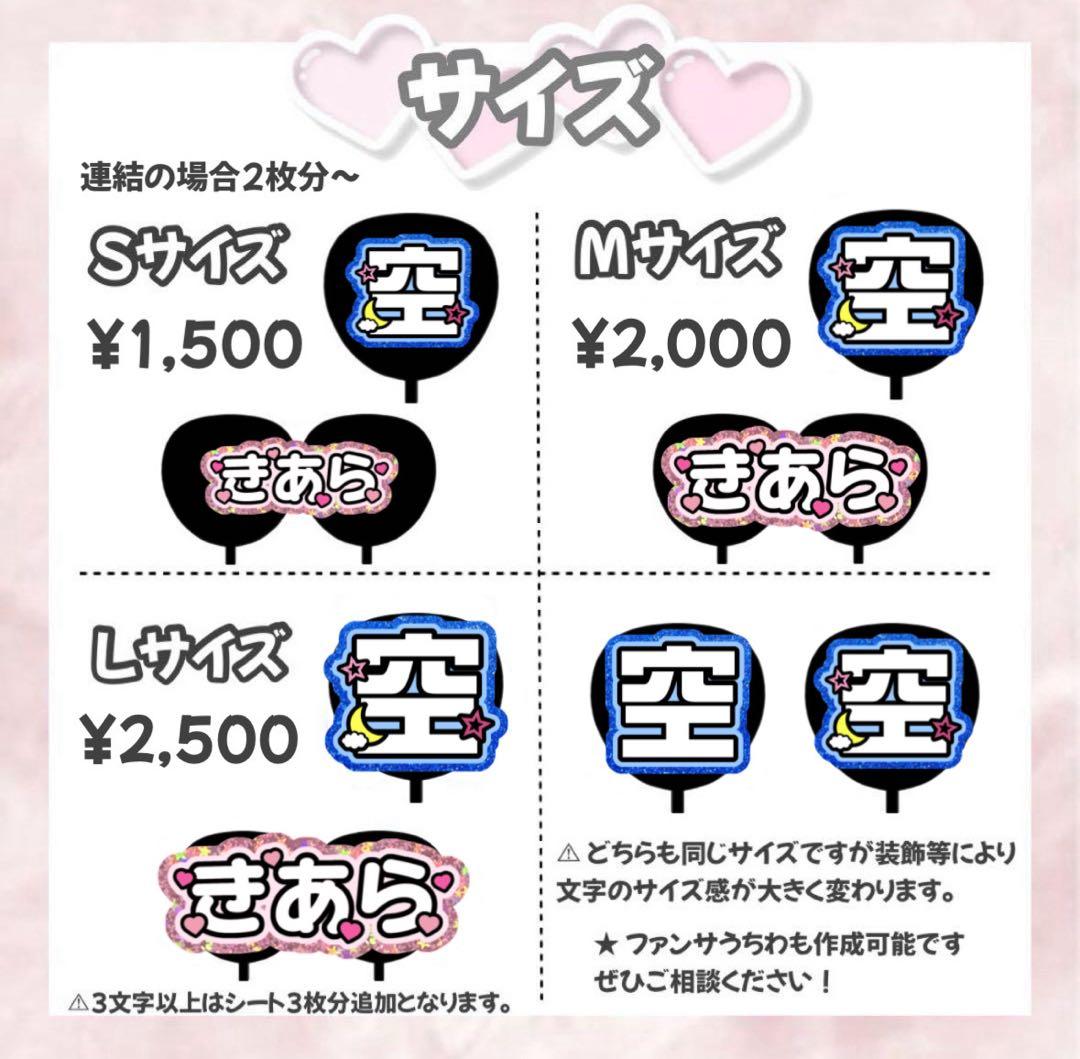 うちわ文字 うちわ屋さん 団扇屋さん 連結文字 文字パネル ハングル オーダー
